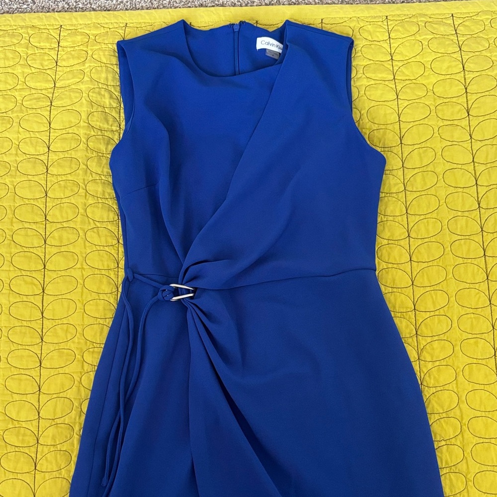 Catherine Malandrino Royal Blue Midi Dress